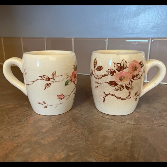 Other - Nasco Springtime Dogwoods Vintage Coffee/Tea Mugs